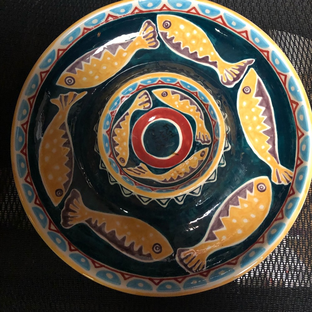 🌴Twelve Miles West Hand Painted Nacho Tray-  490 $40 or $35 w/offer